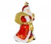 Christmas ornament Santa 15cm - In adorned robes
